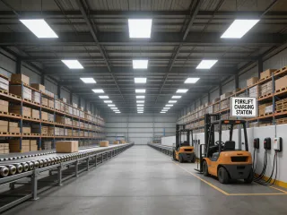 Logistics warehouse energy monitoring