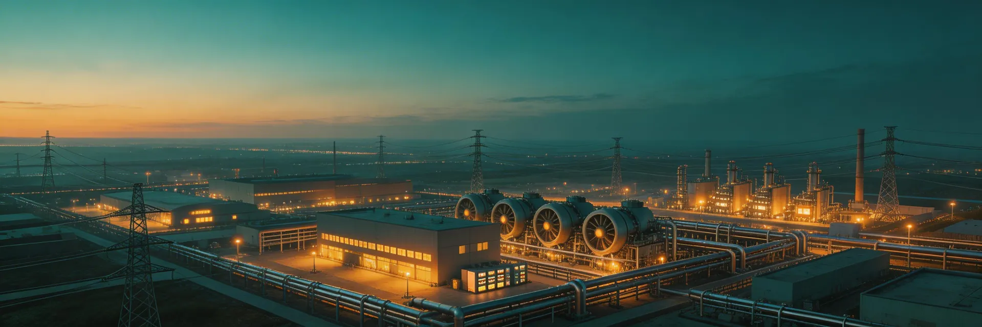 Industrial facility energy infrastructure